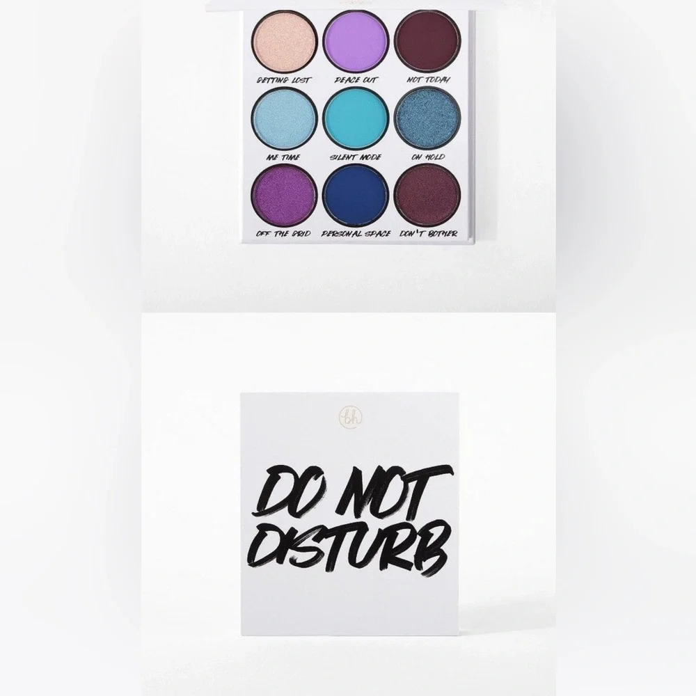 NEW BH Cosmetics Do Not Disturb Eyeshadow Palette – Purple, Blue & Teal Shades